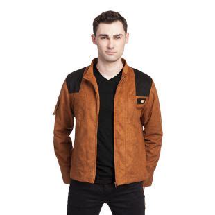 star wars solo han solo faux suede replica jacket|Buy Mens Star Wars Han Solo Suede Leather Jacket .